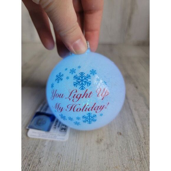 Wisconsin light up snow globe Sports Snowflake ornament Xmas topper - Picture 5 of 7